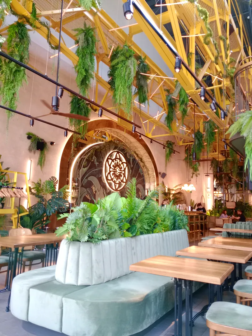 Inside of the Woosabi Restaurant