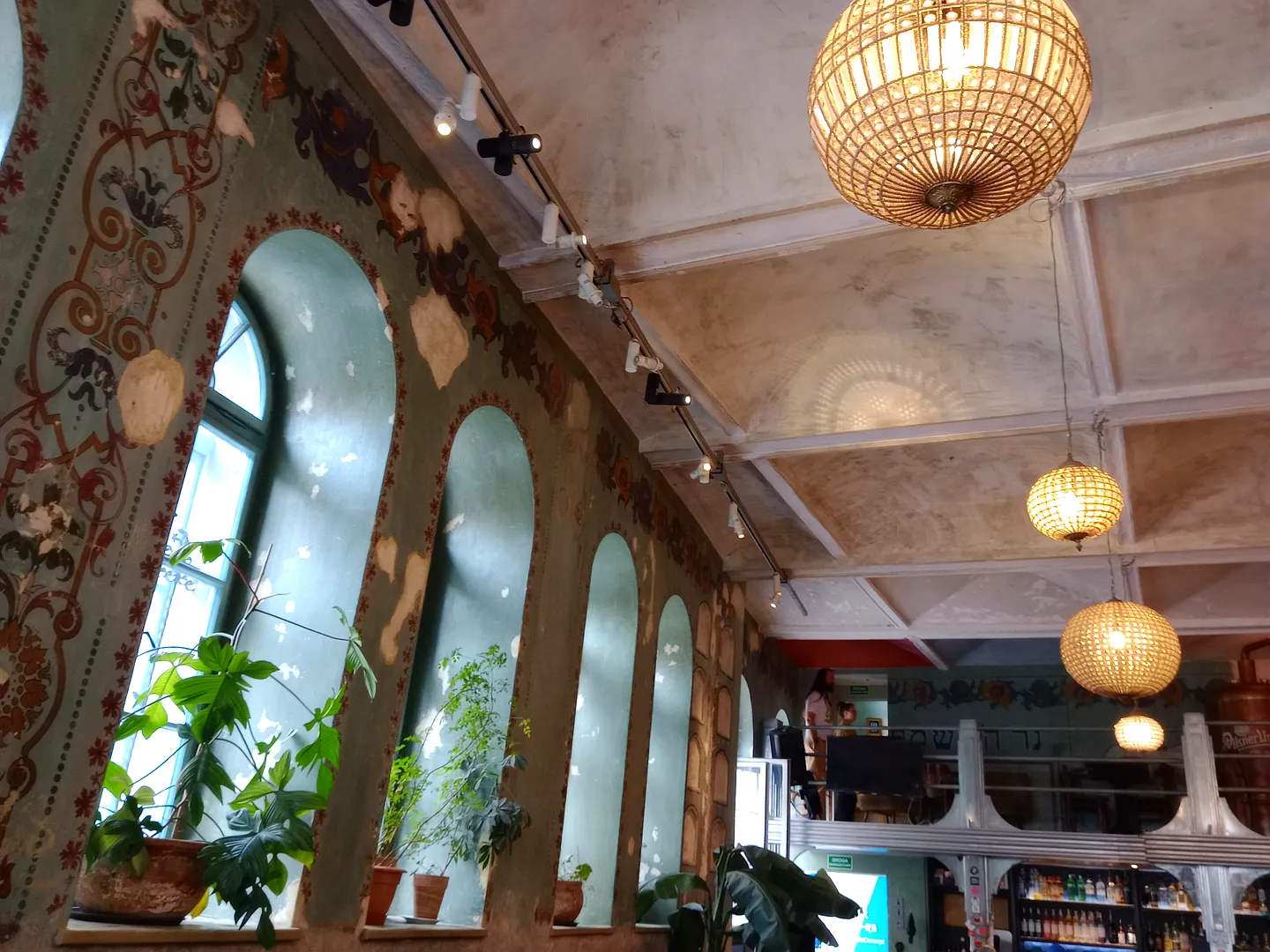 Inside of Hevre Bar in Kazimierz