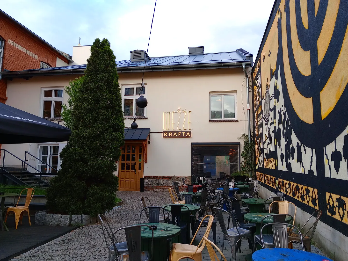 Cafe at Galicia Museum in Kraków